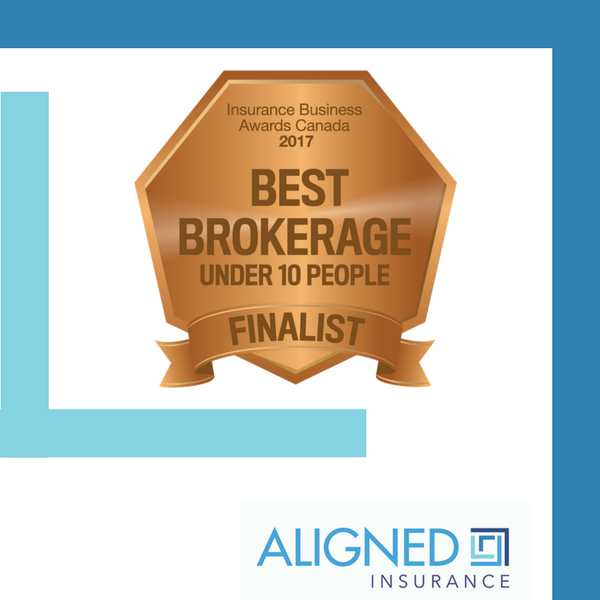 2017 Insurance Business Award Finalist ALIGNED Insurance