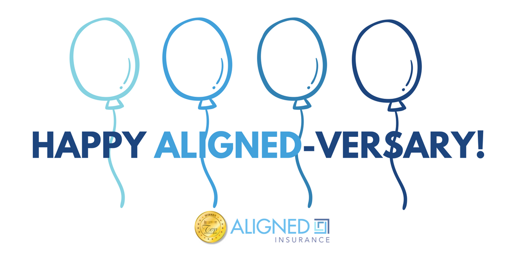 ALIGNED Insurance Brokers - celebrating an ALIGNED milestone
