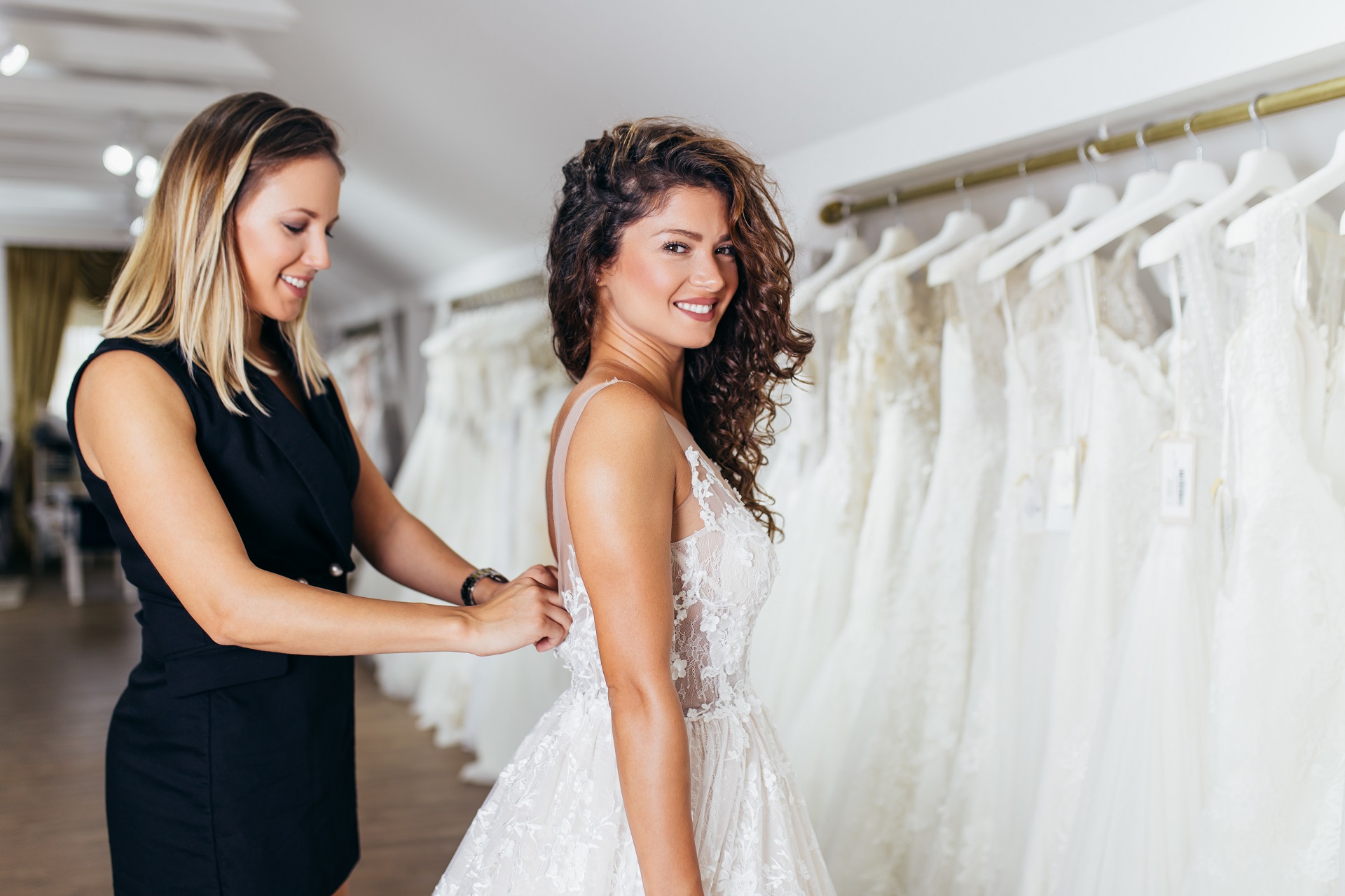 bride to be shopping
