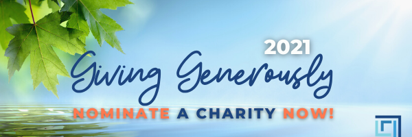 Nominate a charity for GIVING GENEROUSLY 2021