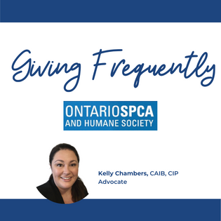 Ontario SPCA - ALIGNED Insurance brokers - Giving Frequently 2021 - ALIGNED Insurance brokers