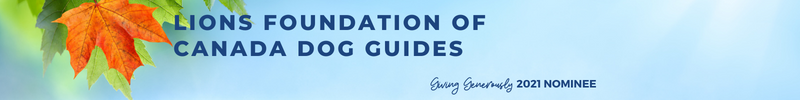 LIONS FOUNDATION OF CANADA DOG GUIDES GRAPHIC