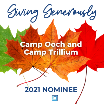 Camp Ooch and Camp Trillium CHARITY is nominated for 2021 Giving Generously donation - ALIGNED Insurance brokers