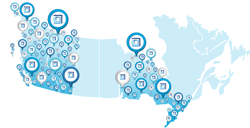 Map Canada