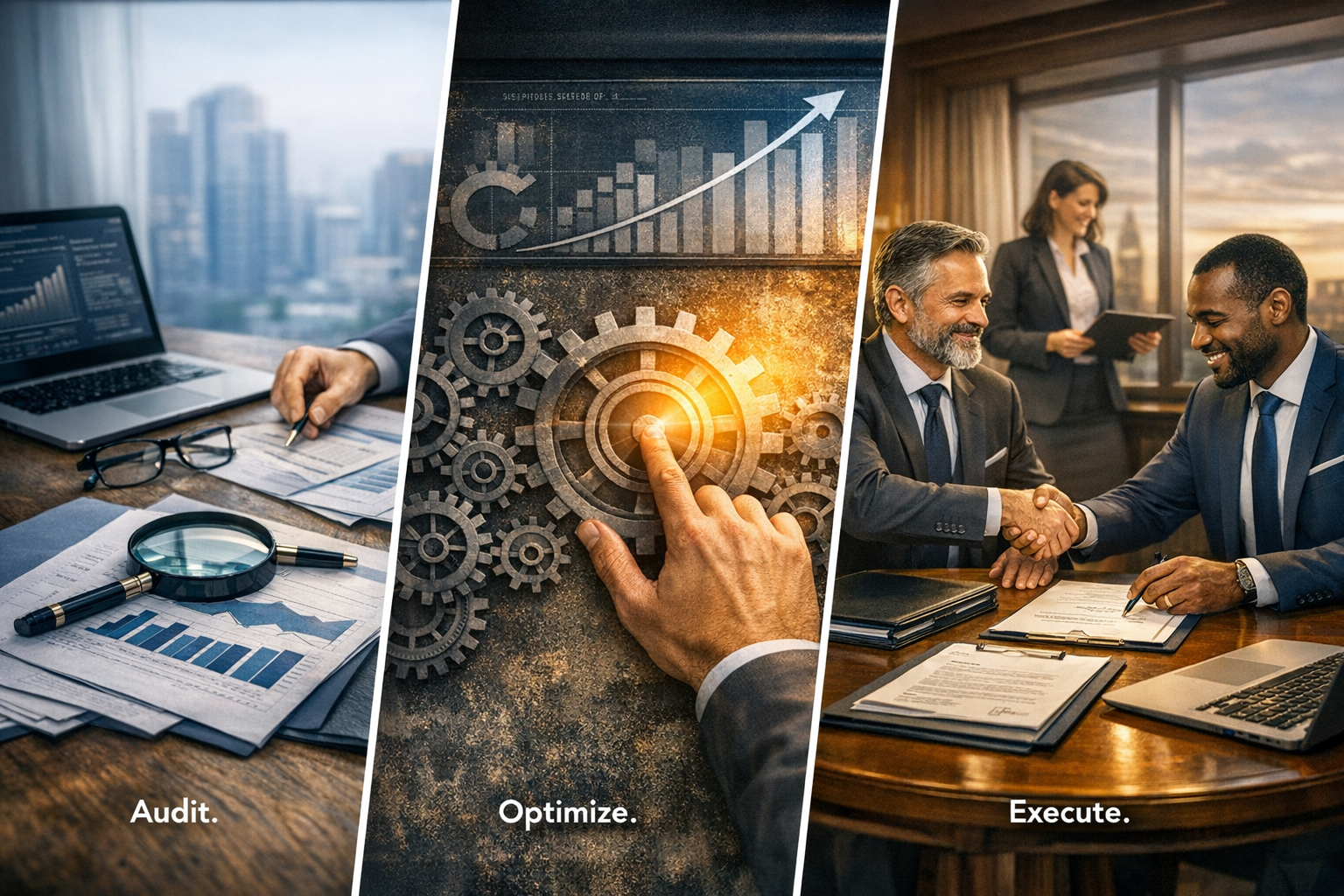 Audit. Optimize. Execute.