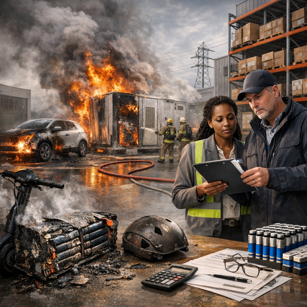 Insurance For Lithium-Ion Battery Risks